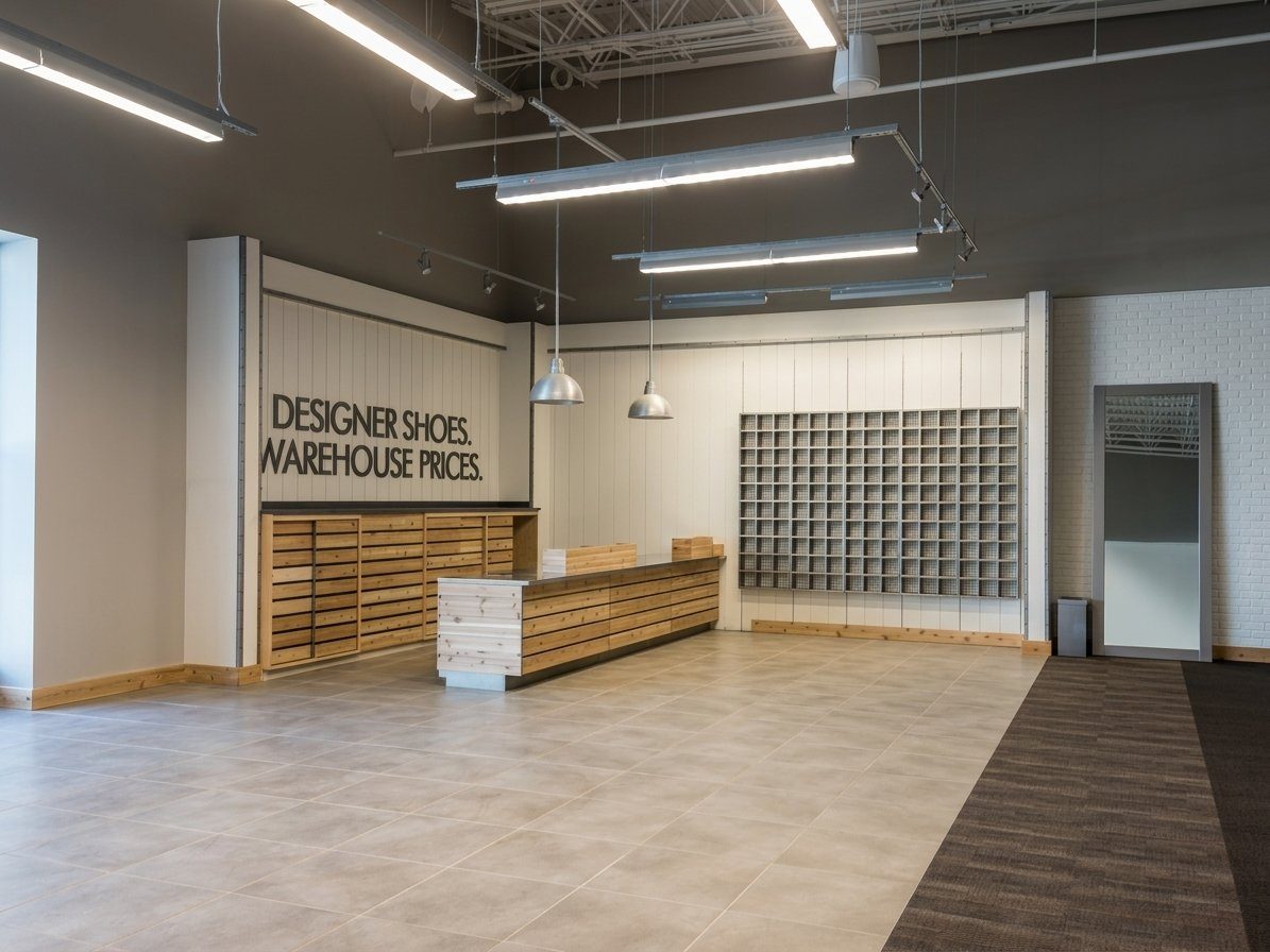 DSW window display area, Capitol Heights, MD